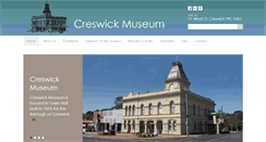 Desktop Screenshot of creswickmuseum.org.au